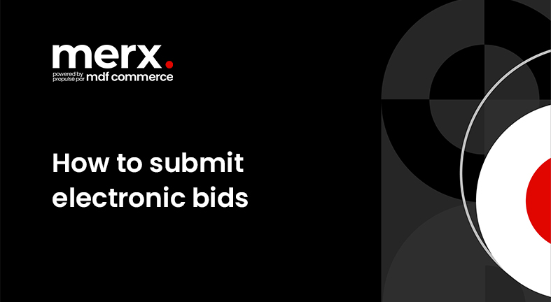 How to Submit Electronic Bids