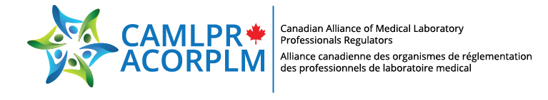 Logo de l’organisation Canadian Alliance of Medical Laboratory Professionals Regulators (CAMLPR) 